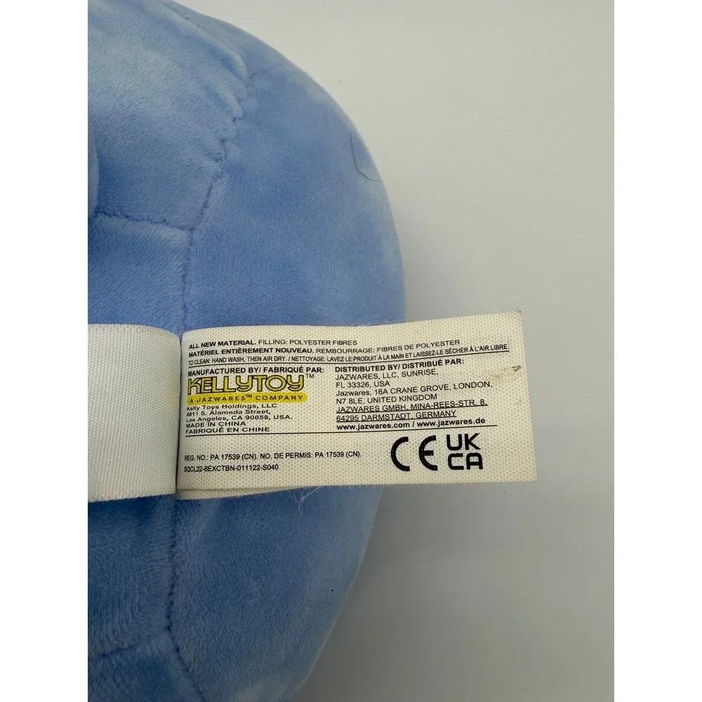 Squishmallows Panda Bunny Hoodie Plush‎ Blue White Costume Squad